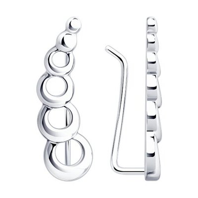 Серьги из серебра, 925, 9 950 тг