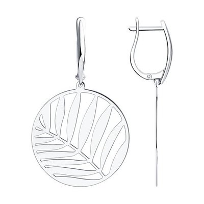 Серьги из серебра, 925, 22 400 тг