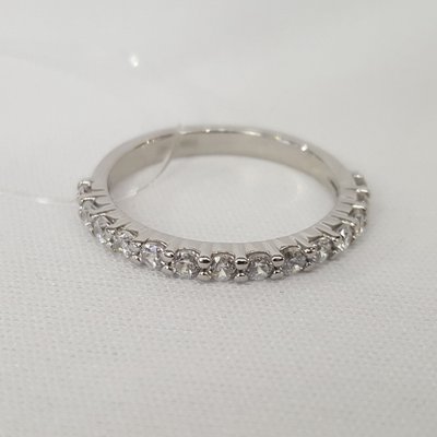 Кольцо из серебра с фианитами, 925, 12 100 тг