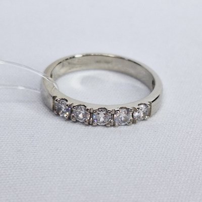 Кольцо из серебра с фианитами, 925, 13 400 тг