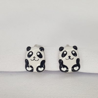 Серьги из серебра с эмалью, 925, 10 150 тг