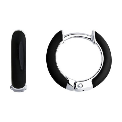 Серьги из серебра с эмалью, 925, 14 250 тг