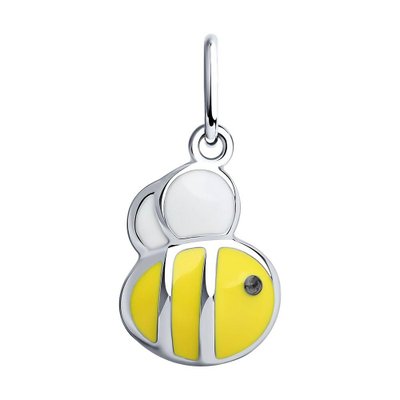 Подвеска из серебра с эмалью, 925, 3 400 тг