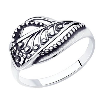 Кольцо из серебра, 925, 9 900 тг