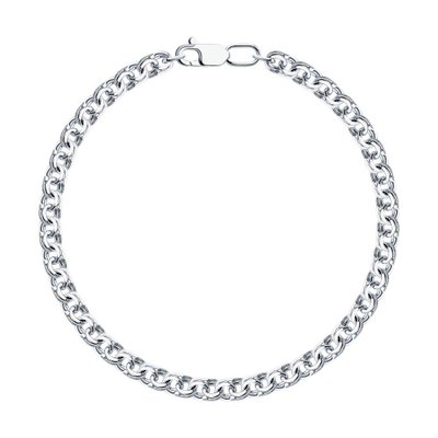 Браслет из серебра с алмазной гранью, 925, 21 000 тг