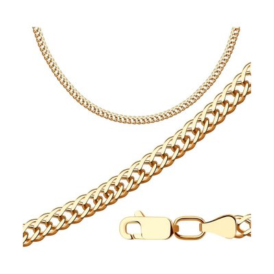 Цепь из золочёного серебра, 925, 36 100 тг