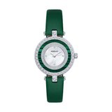 Женские  серебряные  часы с фианитами из серебро