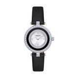 Женские  серебряные  часы с фианитами из серебро