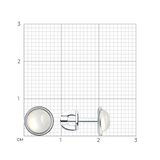 Серьги из серебра с лунными камнями из серебро — вид 3