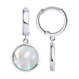 серьги из серебро