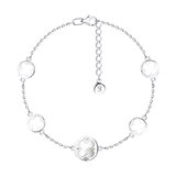 Браслет из серебра с перламутром из серебро