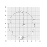 Браслет из серебра с перламутром из серебро — вид 6