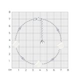 Браслет из серебра с перламутром и фианитами из серебро — вид 6