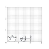 Серьги-пусеты из серебра с бриллиантами из серебро — вид 5