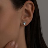 Серьги из серебра с топазами из серебро — вид 2