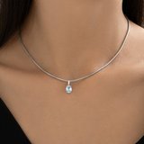 Подвеска из серебра с топазом из серебро — вид 4