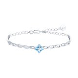 Браслет из серебра с топазом из серебро