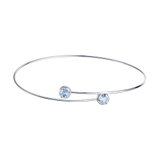 Браслет из серебра с топазами из серебро