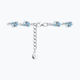 Браслет из серебра с топазами и фианитами из серебро — вид 3