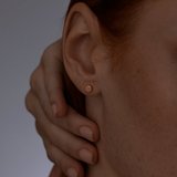 Серьги из золоченого серебра из серебро — вид 3