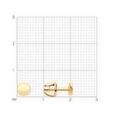 Серьги из золоченого серебра из серебро — вид 5