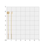 Серьги из золочёного серебра из серебро — вид 4