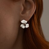 Серьги из золочёного серебра с эмалью из серебро — вид 2