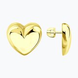 Серьги серебро, покрытие Вермель золото 999 пробы из серебро