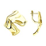 Серьги из золочёного серебра из серебро