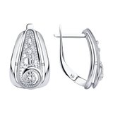 Серьги из серебра из серебро