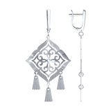 Серьги из серебра из серебро