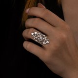 Кольцо из серебра из серебро — вид 4