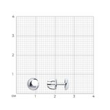 Серьги-пусеты из серебра из серебро — вид 4