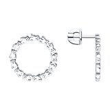 Серьги из серебра из серебро