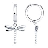 Серьги из серебра из серебро