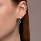 Серьги из серебра с фианитами из серебро — вид 3