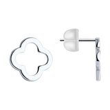 Серьги из серебра из серебро