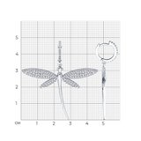 Серьги из серебра с фианитами из серебро — вид 5