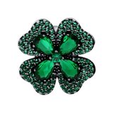 Подвеска из серебра с фианитами из серебро