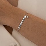 Браслет из серебра с эмалью и фианитом из серебро — вид 3