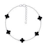 Браслет из серебра с эмалью из серебро