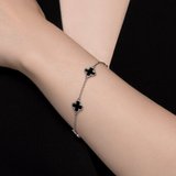 Браслет из серебра с эмалью из серебро — вид 4