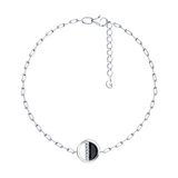 Браслет из серебра с фианитами из серебро