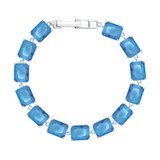 Браслет из серебра с дуплетами из серебро