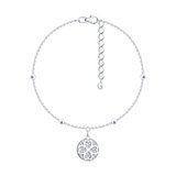 Браслет из серебра с фианитами из серебро