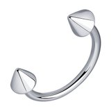 Пирсинг из серебра из серебро