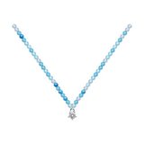 Колье из серебра с фианитами из серебро