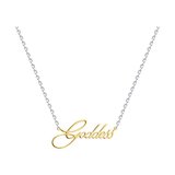 Колье из золочёного серебра из серебро