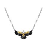 Колье из золочёного серебра из серебро