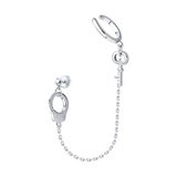 Серьга из серебра из серебро